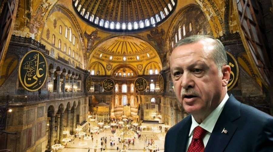 Σύμβολο του τουρκικού πολιτισμού η Αγία Σοφία κατά τον Ερντογάν