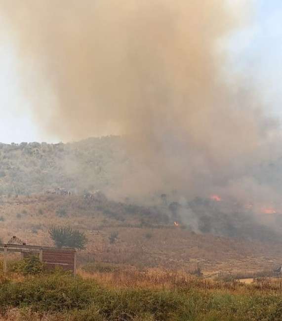 Πυρκαγιά ξέσπασε στους Βαγγαλιάτες του Δήμου Φοινικαίων
