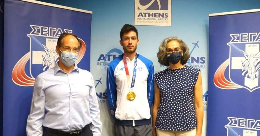 Στην Ελλάδα επέστρεψε ο «Χρυσός» Ολυμπιονίκης Μίλτος Τεντόγλου
