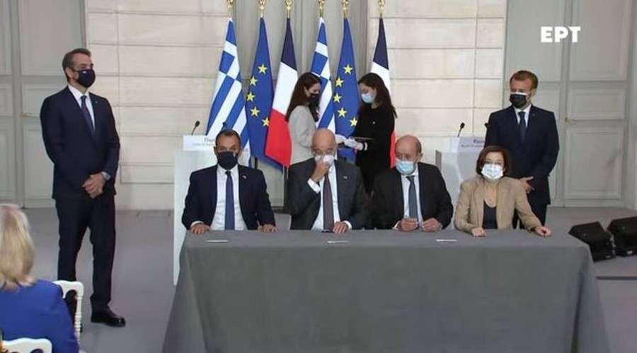 Άμεση στρατιωτική συνδρομή της Γαλλίας εάν απειληθεί η Ελλάδα από τρίτη χώρα