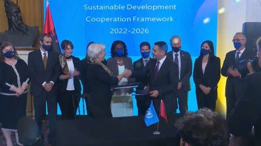 Αλβανία και ΟΗΕ υπέγραψαν το Πλαίσιο Συνεργασίας για τη Βιώσιμη Ανάπτυξη