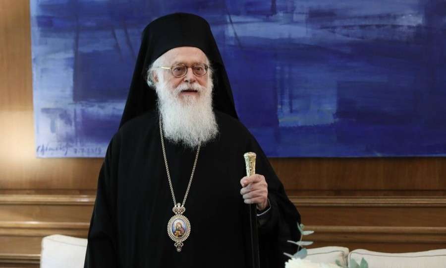 Ευχές για ταχεία ανάρρωση του Αρχιεπισκόπου Αναστασίου στον Πατριάρχη Βαρθολομαίο