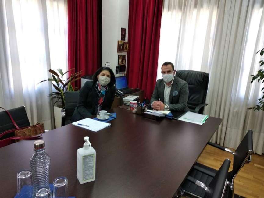 Συνάντηση Προξένου Κορυτσάς με τον Δήμαρχο Καστοριάς