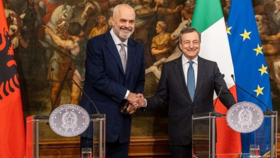 Η Ιταλία στηρίζει την ευρωπαϊκή πορεία της Αλβανίας