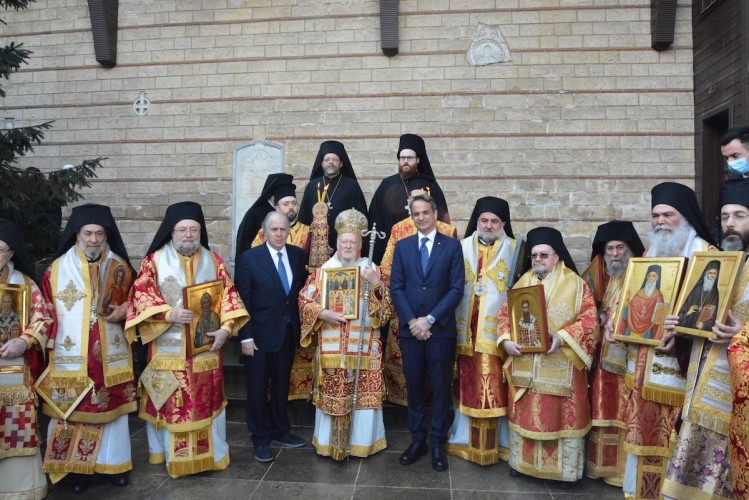Στην Κωνσταντινούπολη γιόρτασε την Κυριακή της Ορθοδοξίας ο Έλληνας Πρωθυπουργός