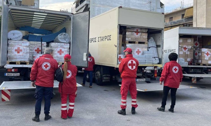Ο Ελλ. Ερυθρός Σταυρός στέλνει 40 τόνους ανθρωπιστικής βοήθειας στην Ουκρανία