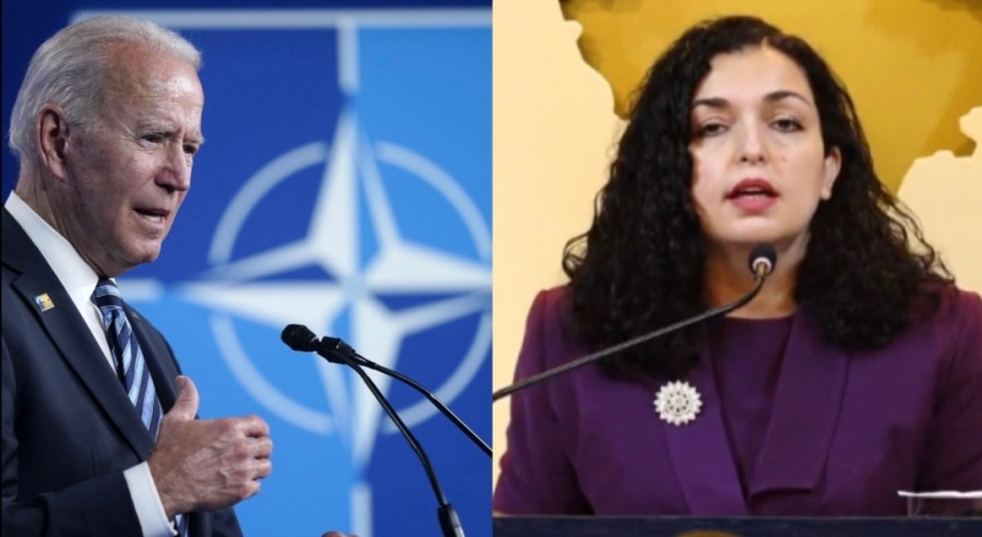 Την ένταξη του Κοσσυφοπεδίου στο ΝΑΤΟ ζητά η Οσμάνι απ' τον Μπάιντεν