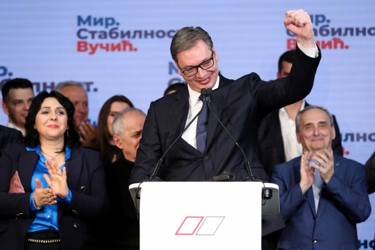 Ο Βούτσιτς επανεξελέγη Πρόεδρος της Σερβίας