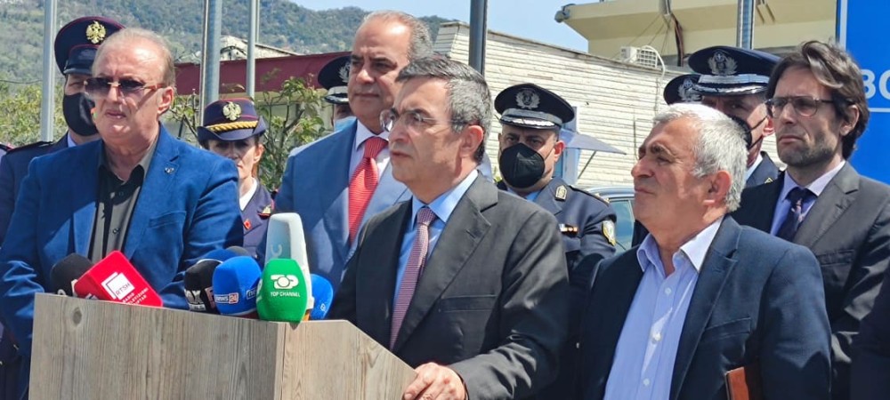 Στην Κακαβιά ο Έλληνας υφυπουργός Προστασίας του Πολίτη