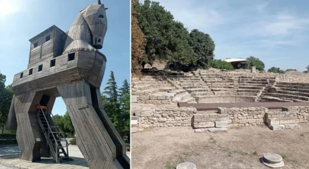 Tη δυνατότητα να περιδιαβούν στο «σκηνικό» του Τρωικού Πολέμου έχουν οι επισκέπτες στον αρχαιολογικό χώρο της Τροίας