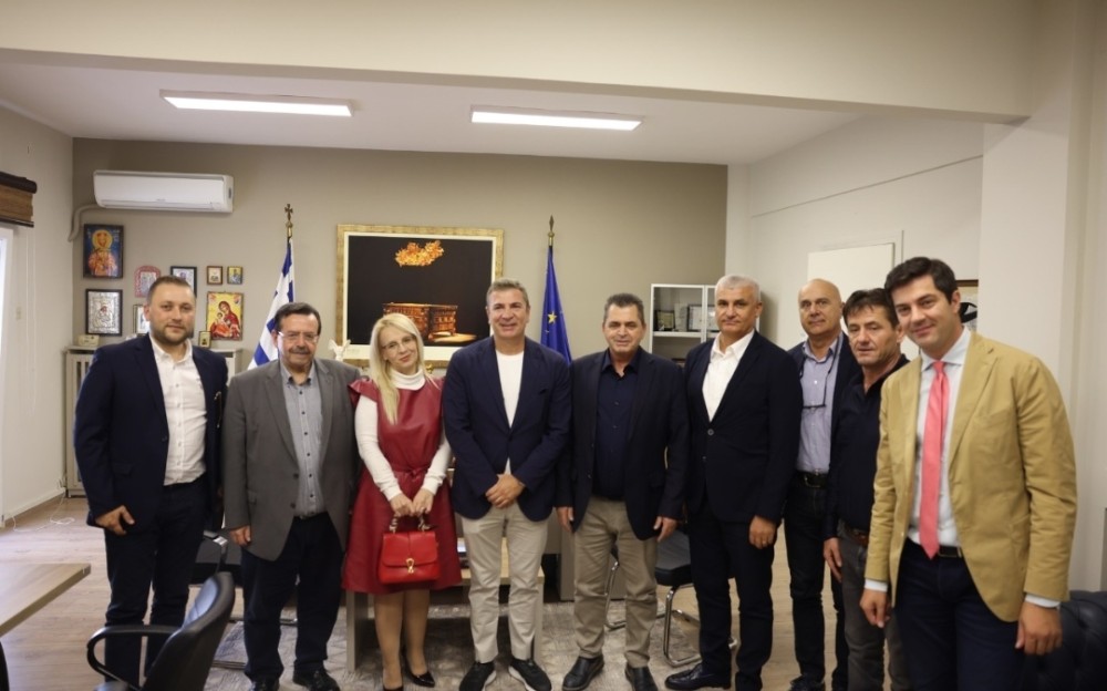 Συνάντηση Νομάρχη Ημαθίας και Δημάρχου Βέροιας με αντιπροσωπεία Αλβανών εκπροσώπων