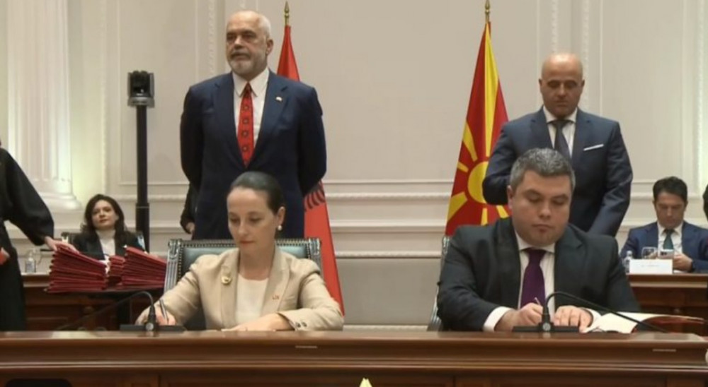 21 συμφωνίες υπεγράφησαν στην διακυβερνητική συνάντηση Αλβανίας - Σκοπίων