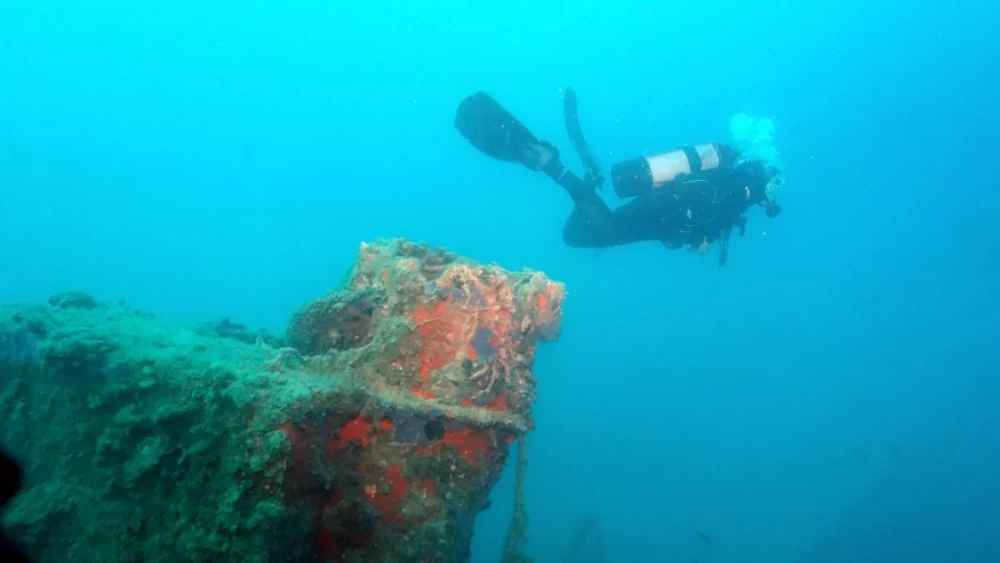 DSC04598-1200x675 Το ελληνικό πλοίο «ΒΟΤΡΥΣ» που βυθίστηκε το 1940 στους Αγίους Σαράντα - himara.gr | Ειδήσεις απ' την Βόρειο Ήπειρο