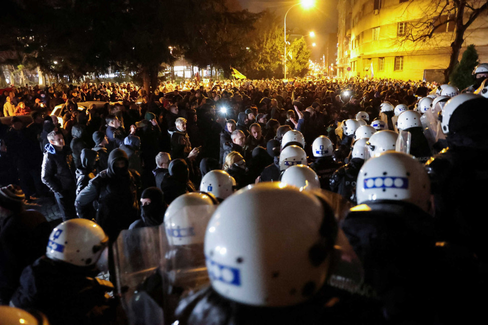 Συλλήψεις ακροδεξιών διαδηλωτών στη Σερβία
