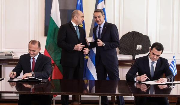 Σύναψη συμφωνίας με Βουλγαρία για το φυσικό αέριο