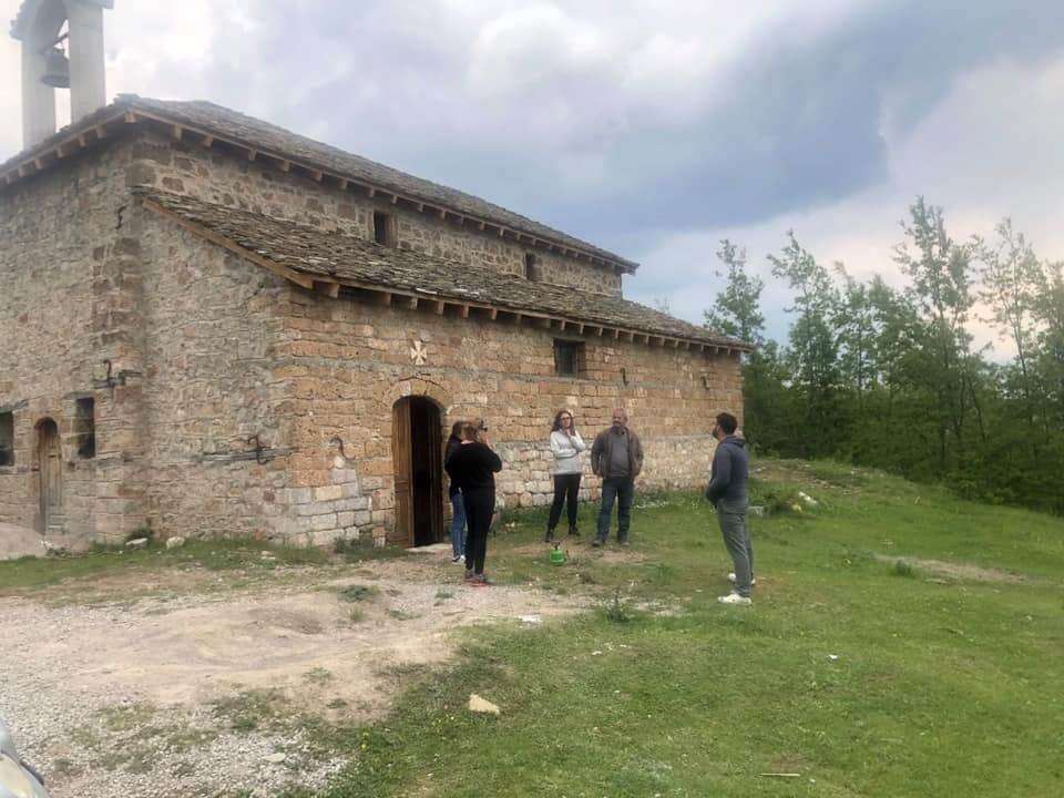 Εργασίες αποκατάστασης βυζαντινού ναού του Αγίου Γεωργίου στο Βιθκούκι της Μοσχόπολης
