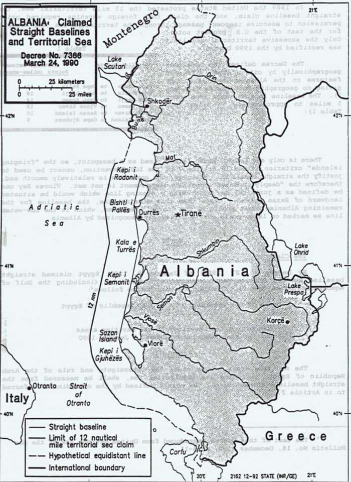 Διαμαρτυρία ΗΠΑ για χωρικά ύδατα Αλβανίας