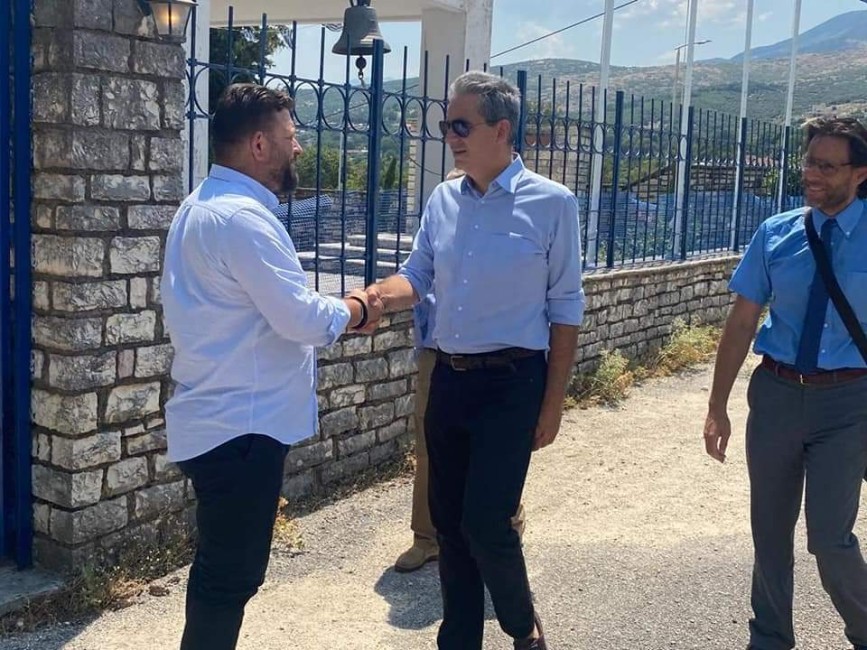 Τη Δρόπολη επισκέφτηκε σήμερα ο Υφυπουργός Παιδείας Άγγελος Συρίγος 8 FB IMG 165919251132 20220730 145212 1