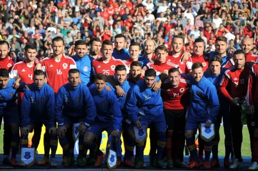 Το 41% των Αλβανών επιθυμεί κοινή εθνική ομάδα με το Κόσοβο 1 Kosova-Shqiperia.webp