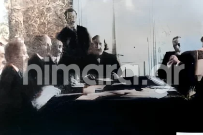 Μάιος 1914 Επιτροπή Βορειοηπειρωτών κατά τις διαβουλεύσεις για την υπογραφή του Πρωτοκόλλου της Κέρκυρας