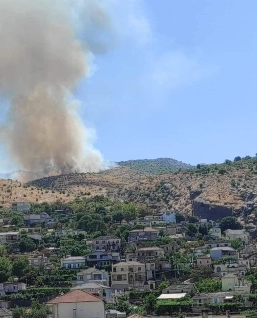 Κρίσιμη παραμένει η κατάσταση στη Δρόπολη με την αναζωπύρωση εστιών πυρκαγιάς (ΕΙΚΟΝΕΣ) 2 FB IMG 1721673374258