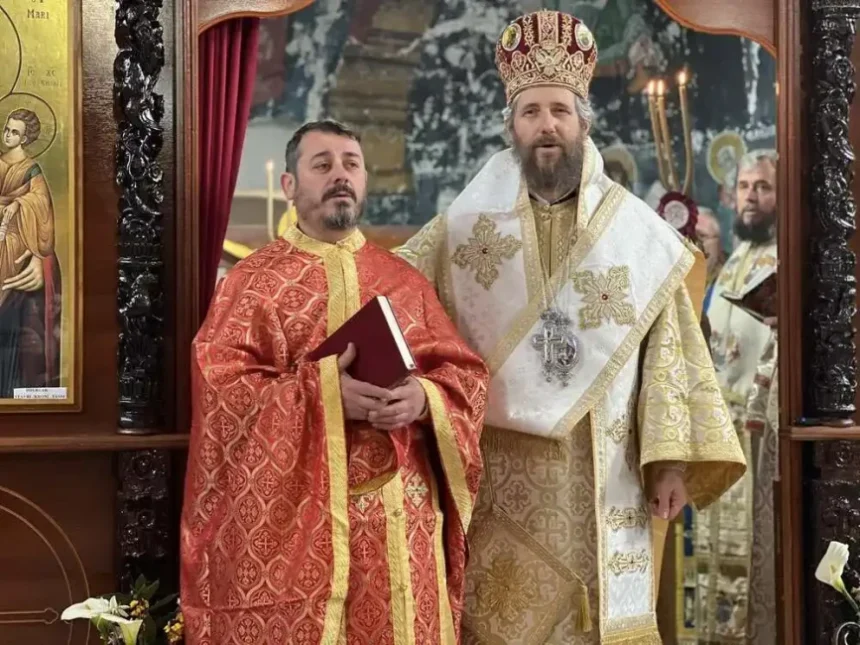 Χειροτονία διακόνου σε πρεσβύτερο από τον Μητροπολίτη Βερατίου Άστιο 1 astios-xeirotonia.webp