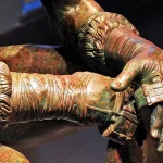 fists of pugilist statue