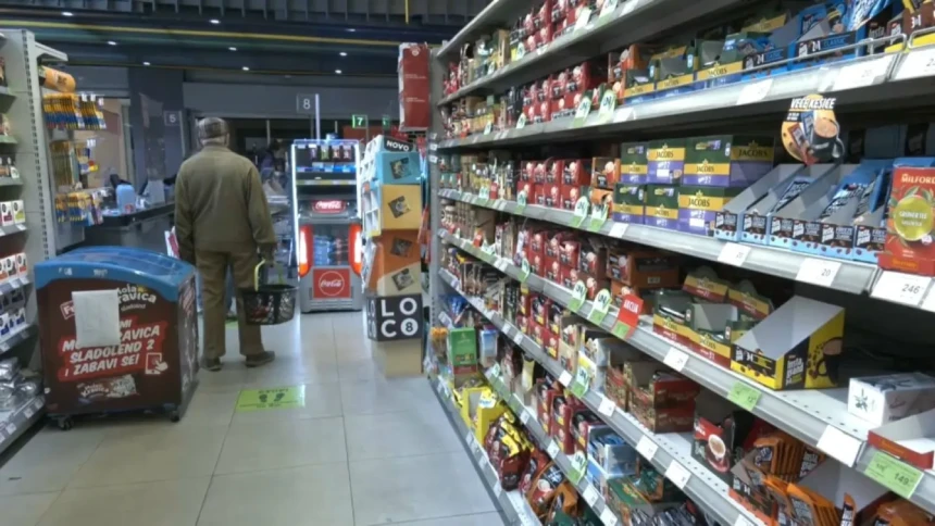 Κυριαρχία των Σερβικών προϊόντων στα ράφια του Κοσόβου 1 Σουπερμάρκετ