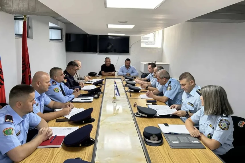 Συνάντηση στελεχών Αστυνομίας Ελλάδας και Αλβανίας στην Κορυτσά για το διασυνοριακό έγκλημα