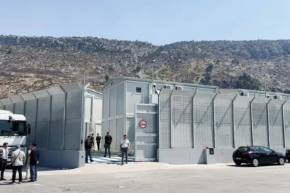 Το κέντρο μεταναστών στο Gjader της Αλβανίας