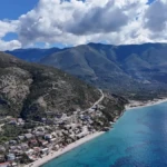 Άποψη της ακτογραμμής του χωριού Κηπαρό της Χιμάρας