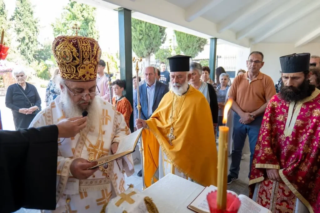 Εγκαινιάστηκε παρεκκλήσι των Αγίων Τεσσαράκοντα Μαρτύρων στους Αγίους Σαράντα 2 pareklisi agioi saranta 2